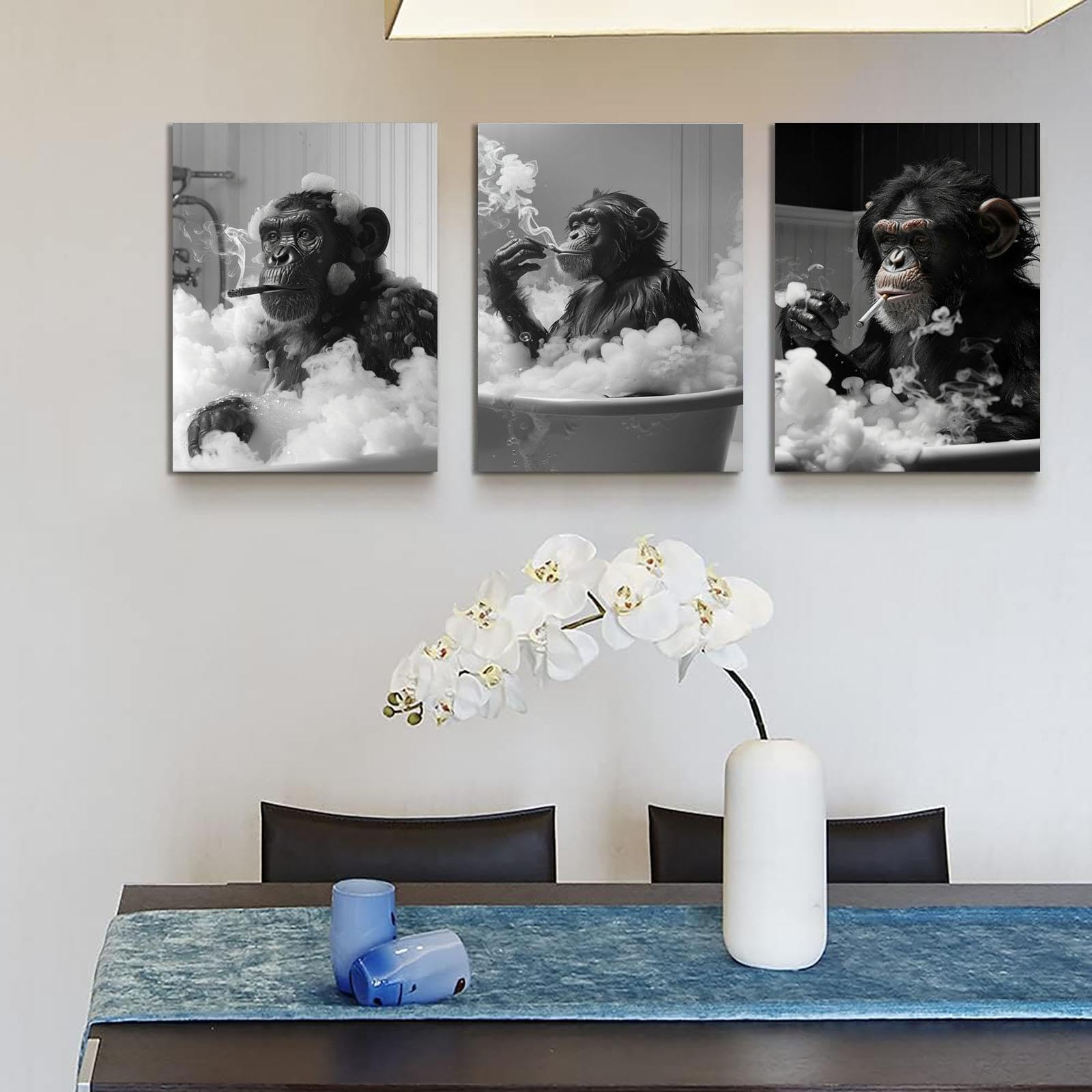 Amazon.com: IHAYATE 3PCS Wall Art Animals Large Canvas Wall Art
